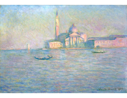 VCM 144 Claude Monet - San Giorgio Maggiore za soumraku