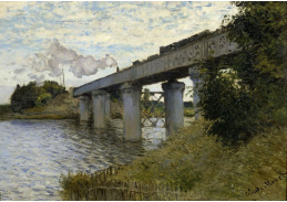 VCM 146 Claude Monet - Železniční most v Argenteuil