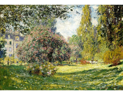 VCM 159 Claude Monet - Krajina v parku Monceau