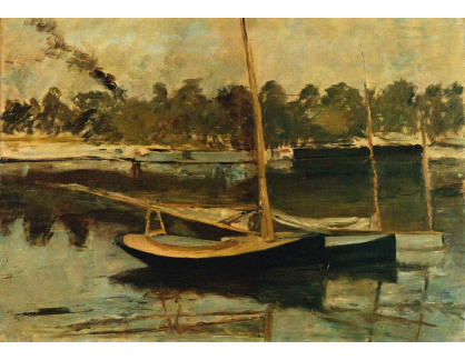 VEM 28 Édouard Manet - Plachetnice na Argenteuil
