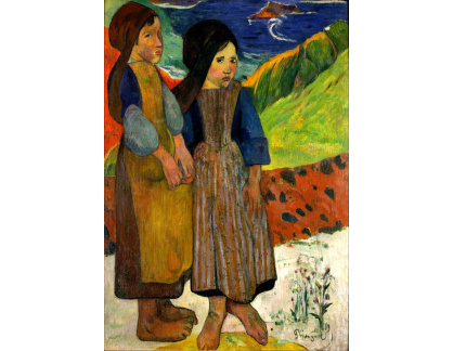 VPG 41 Paul Gauguin - Bretaňské děvčátka při moři