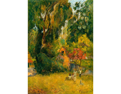 VPG 48 Paul Gauguin - Chaty pod stromy