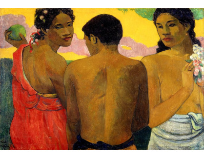VPG 12 Paul Gauguin - Tři Tahiťané