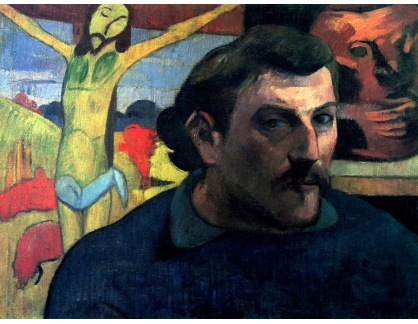 R9-6 Paul Gauguin - Autoportrét se žlutým Kristem