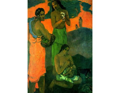 R9-95 Paul Gauguin - Tři ženy na pobřeží