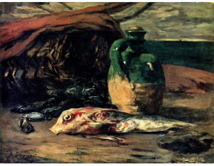 R9-300 Paul Gauguin - Zátiší s džbánem a rybami