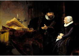 VR4-34 Rembrandt - Kazatel Anslo a jeho manželka