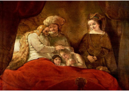 VR4-38 Rembrandt - Jakub žehná syny
