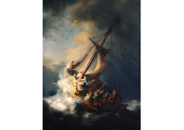 R4-1 Rembrandt - Kristus v bouři na Galilejském moři