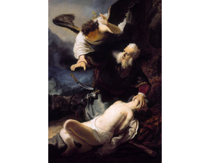 R4-13 Rembrandt - Anděl chránící Izákovou oběť