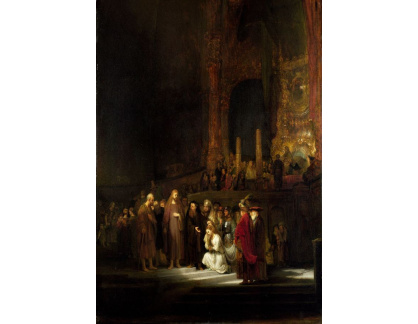 R4-20 Rembrandt - Kristus a cizoložnice