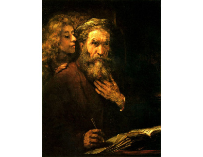 R4-36 Rembrandt - Svatý Matouš s andělem