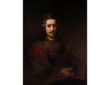 R4-56 Rembrandt - Muž s lupou