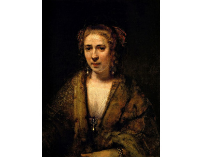R4-96 Rembrandt - Portrét Hendrickje Stoffels