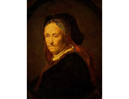 R4-109 Rembrandt - Portrét Rembrandtovy matky