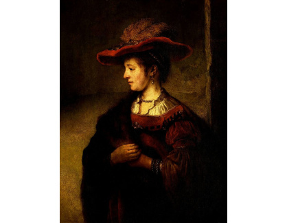 VR4-1 Rembrandt - Portrét Saskie van Uylenburgh