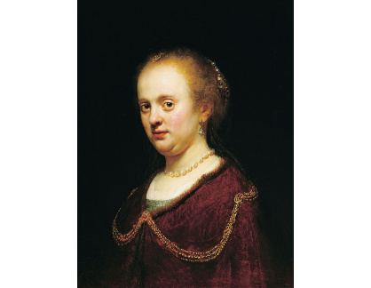 VR4-55 Rembrandt van Rijn - Portrét Lisbeth van Rijn