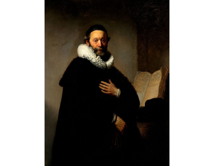 VR4-60 Rembrandt van Rijn - Portrét Johannese Wtenbogaerta