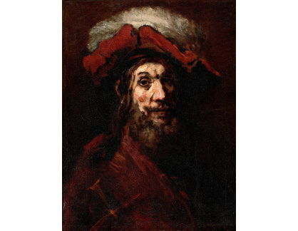 VR4-68 Rembrandt van Rijn - Skica rytíře Falcona známého jako Crusader