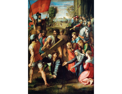 R11-83 Rafael Santi - Kristus padající na cestě na Kalvárii