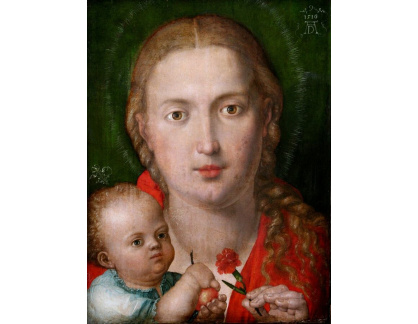 VR12-13 Albrecht Dürer - Madonna s karafiátem