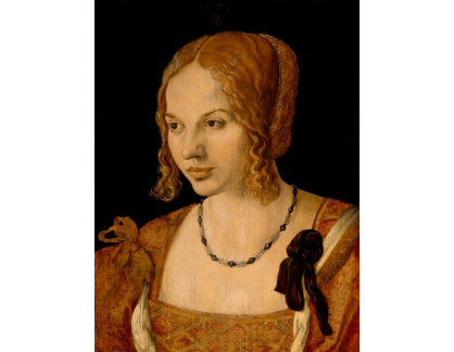 VR12-17 Albrecht Dürer - Portrét Benátčanky