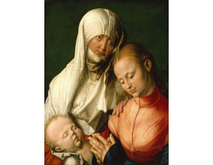 VR12-32 Albrecht Dürer - Matka boží s děťátkem a svatou Annou