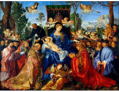 VR12-34 Albrecht Dürer - Růžencová slavnost