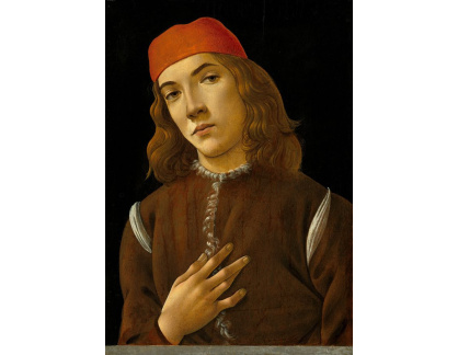 R17-1 Sandro Botticelli - Portrét mladého muže