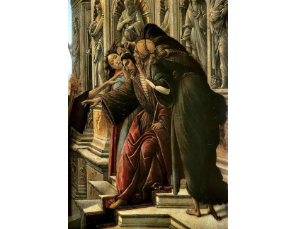 VR17-20 Sandro Botticelli - Pomluva Apellese, detail