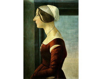 VR17-24 Sandro Botticelli - Portrét ženy