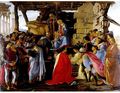 VR17-28 Sandro Botticelli - Klanění tří králů