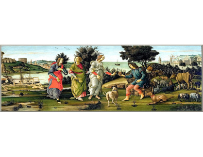 VR17-29 Sandro Botticelli - Paridův soud
