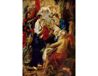 VRU44 Peter Paul Rubens - Madonna se svatými