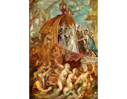 VRU26 Peter Paul Rubens - Příjezd Marie de Medici v přístavu Marseille