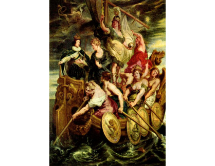 VRU37 Peter Paul Rubens - Dospívání Lidvíka XII a předání vlády Marii de Medici