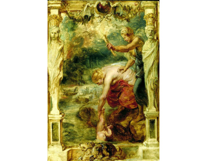 VRU49 Peter Paul Rubens - Namáčení dítěte Achillese v řece Styx