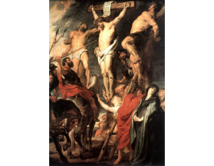 VRU56 Peter Paul Rubens - Kristus na kříži mezi dvěma zloději