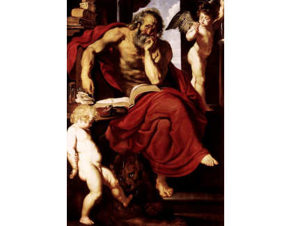 VRU76 Peter Paul Rubens - Svatý Jeroným v jeho poustevně