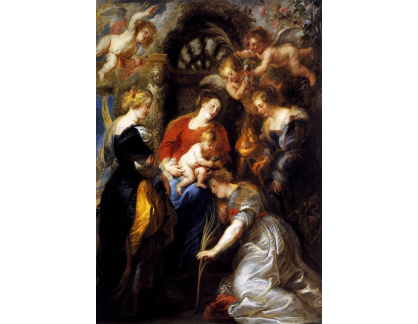 VRU81 Peter Paul Rubens - Korunovace svaté Kateřiny