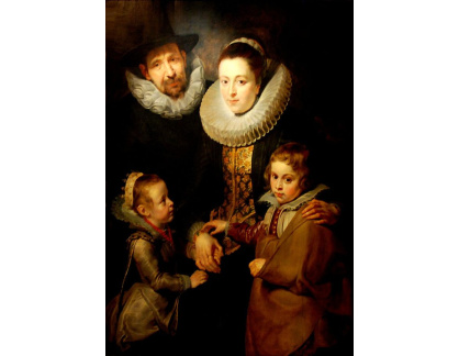VRU96 Peter Paul Rubens - Rodina Jana Brueghela staršího