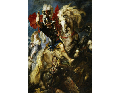 VRU105 Peter Paul Rubens - Svatý Jiří a drak