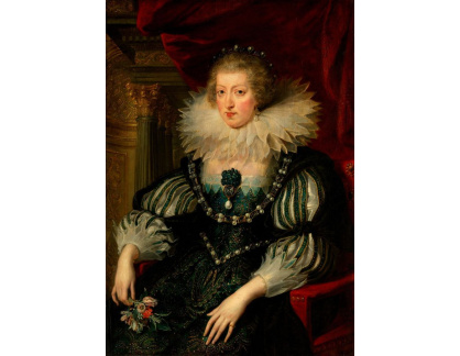 VRU126 Peter Paul Rubens - Portrét Anny van Oostenrijk