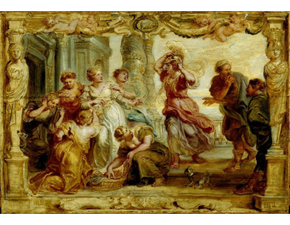 VRU145 Peter Paul Rubens - Achilles mezi dcerami Lycomedese