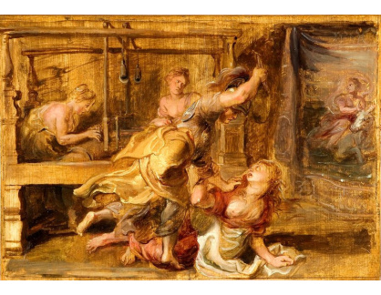 VRU157 Peter Paul Rubens - Pallas a Arachne