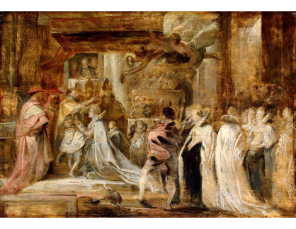 VRU158 Peter Paul Rubens - Korunovace Marie de Medici