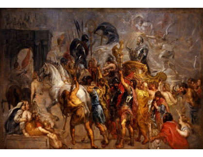 VRU154 Peter Paul Rubens - Triumfální vstup Jindřicha IV do Paříže