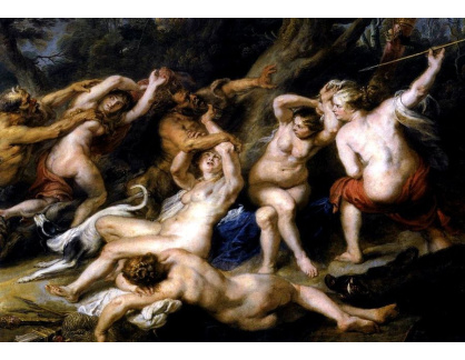 VRU163 Peter Paul Rubens - Diana a víly přepadeny fauny