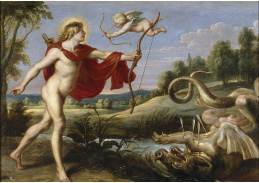VRU194 Peter Paul Rubens a Cornelis de Vos - Apollo a Python