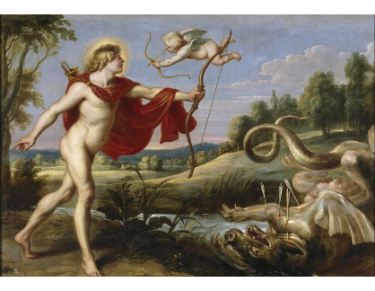 VRU194 Peter Paul Rubens a Cornelis de Vos - Apollo a Python